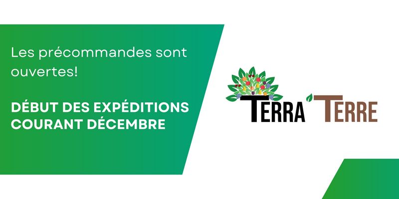 Précommande Ouverte La Pépinière Terra'Terre